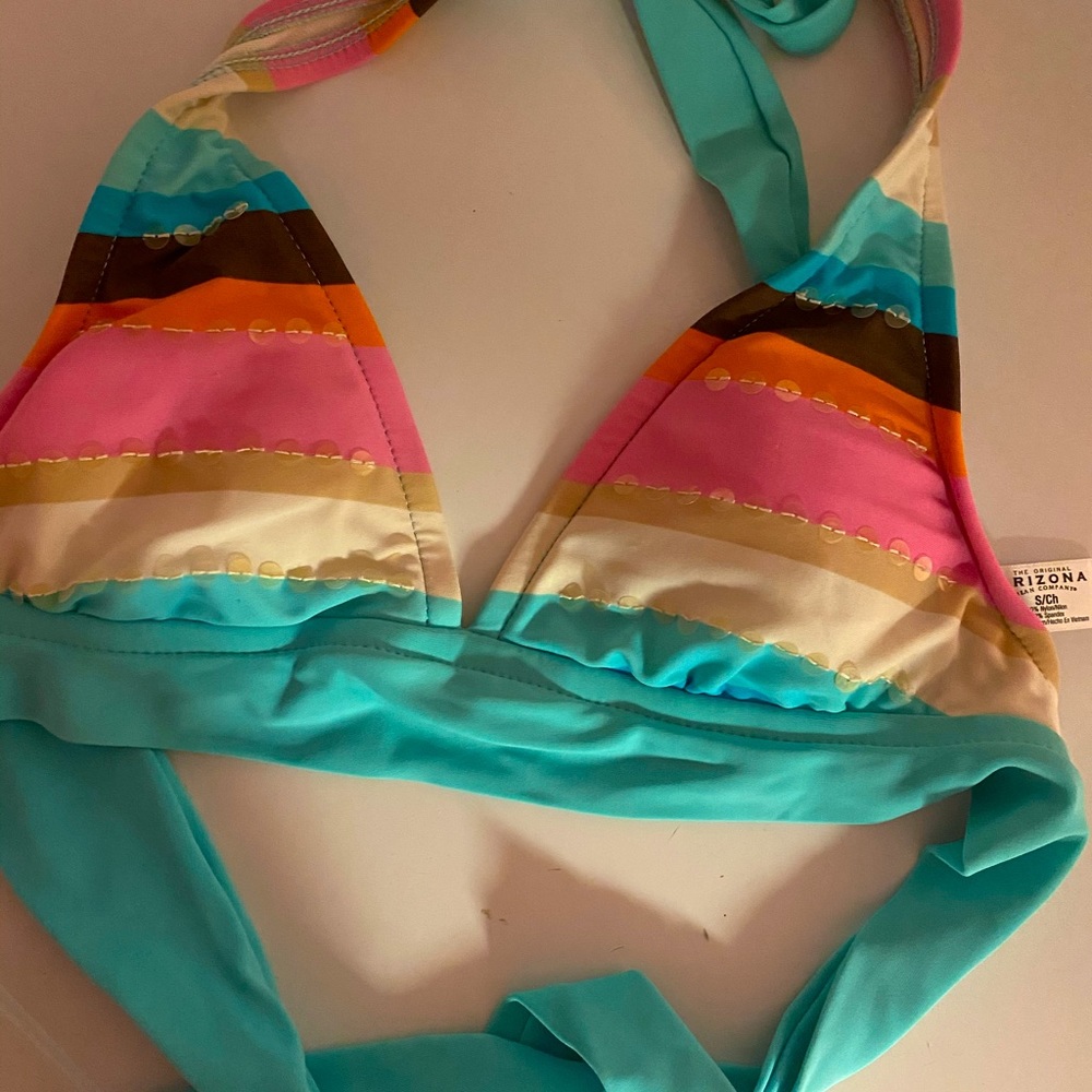 Striped Bikini Top